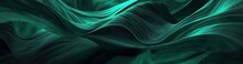 Seamless Modern Abstract Background With Green Swirls In Modern And Futuristic Style Generative AI