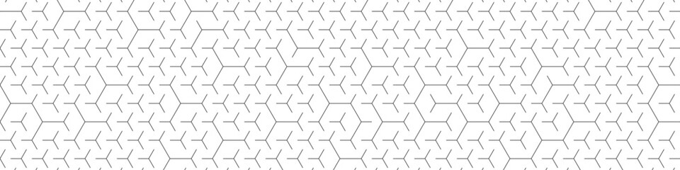 Wall Mural -  Hexagonal Maze pattern abstract illustration