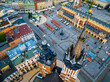 © Alexey Fedorenko - Aerial view of St Mary's Basilica in old town of Krakow in Poland