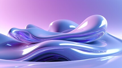 Wall Mural - Abstract purple and blue futuristic website A professional generative AI