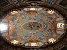Ceiling Of The Church Of The Annunciation Of Our Lady, In Mdina, Malta