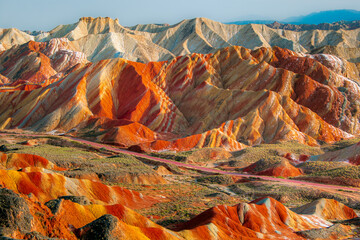 The Zhangye Danxia National Park located in the Gansu province in China s northwest is UNESCO World Heritage Site.