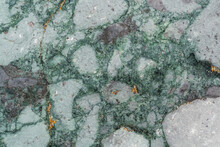 Green Abstract Breccia Stone Texture