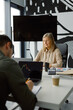 © Oleksii Syrotkin/Stocksy - Co-working workplace occupancy entrepreneur environment