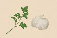 Garlic and parsley