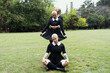 © María Soledad Kubat/Stocksy - Three Women, One Attitude: Gothic Style with White Hair