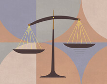 Scales Of Justice And Law