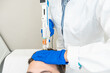 © Alvaro Lavin/Stocksy - doctor injecting blood plasma into the scalp