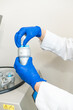 © Alvaro Lavin/Stocksy - doctor using blood centrifuge machine to obtain plasma