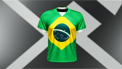 Wall Mural - jersey uniform concept, soccer jersey, sport t shirt design with copy space