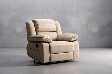 Wall Mural - Synthetic Leather Single Sofa Recliner