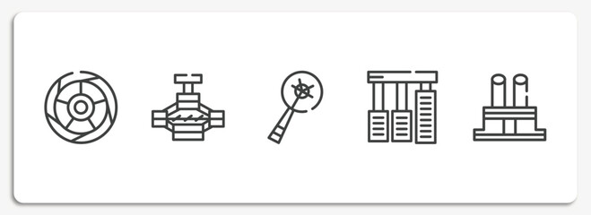 Poster - car parts outline icons set. thin line icons sheet included car tyre, car jack, crank, accelerator, distributor cap vector.