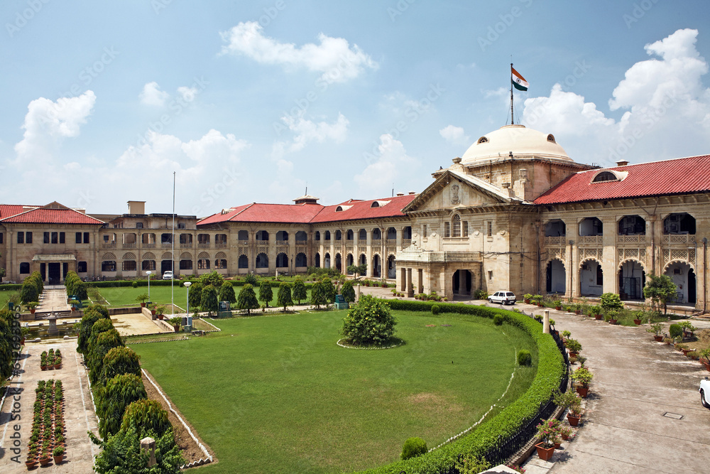 Allahabad High Court building, Allahabad, Prayagraj, Uttar Pradesh, India Stock Photo | Adobe Stock