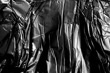 Aufkleber - Abstract wrinkled plastic texture background