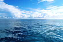 A Beautiful Blue Sea Background