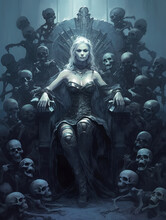 Queen Of Darkness On The Throne, Generative AI