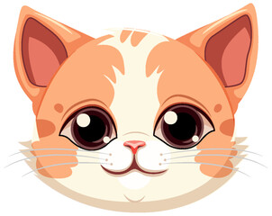 Poster - Sweet eyed Kitten Cartoon Character