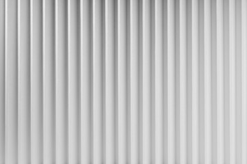 Poster - white abstract background of vertical parallel stripes pattern with gradient light, top view, backdr