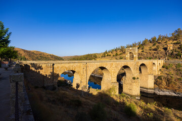 Canvas Print - Puente de Alcantara in Extremadura, Spain