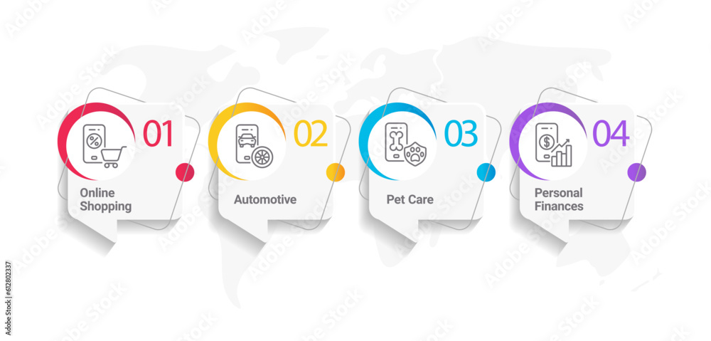 Daily routine apps infographic chart design template. Time management ...