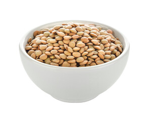 Wall Mural - lentils in a bowl on transparent png