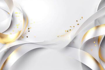 white and golden abstract textured background
