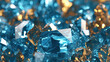 Close-up of beautiful crystals background