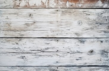 Wall Mural - White Wood plank background image photo of wooden board. Generative AI