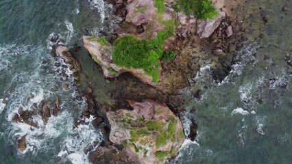 Wall Mural - Experience the beauty of an Eastern Thailand island, known for water sports. Aerial shots capture its allure. Vibrant paradise in 4K video. Perfect travel and adventure enthusiasts. Discover island