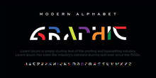 Modern Minimal Abstract Alphabet Fonts. Typography Technology, Electronic, Movie, Digital, Music, Future, Logo Creative Font. Vector Illustration.