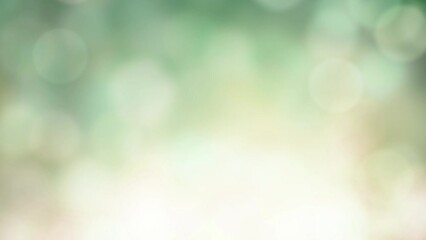Wall Mural - Looped animated abstract natural background with organic colors and defocused particles floating