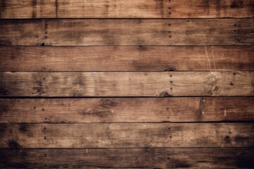  close up of a wooden plank wall with visible textures and patterns. Generative AI