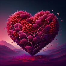 Beautiful Valentine Zoom Background
