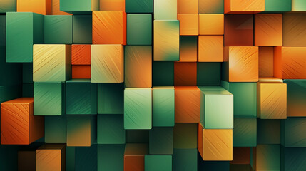 Aufkleber - An abstract background with geometric shapes. Generative ai