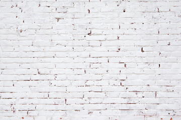 Wall Mural - white brick wall texture background