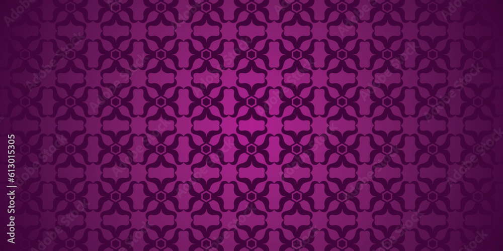 Arabic motif purple background