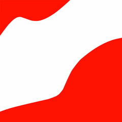 Wall Mural - red and white color background