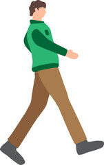 Man Walking Gesture