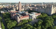 Aerial View Of American Museum Of Natural History, New York City, USA