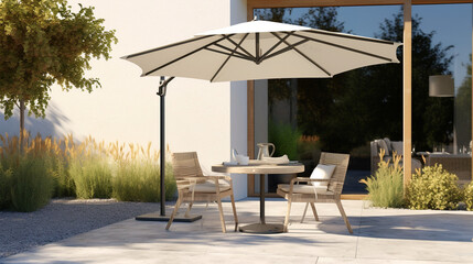 Parasol in Patio