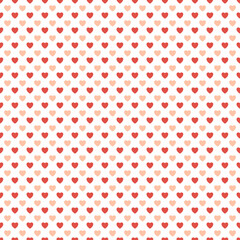 Seamless heart pattern background.Simple heart shape seamless pattern in diagonal arrangement. Love and romantic theme background.