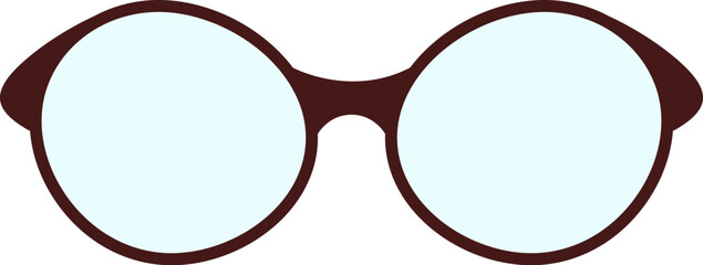 Rounded Glasses Accessory