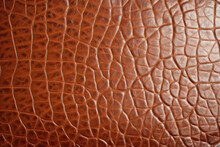 Crocodile Skin Brown Leather Croco Texture Background - Red Brown Alligator 