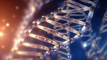 Advancements In Genetic Research: Digital 3D DNA Strands