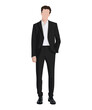 © NelaRov - A very stylish man in a business and stylish suit on a white background. Vector illustration in flat style