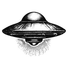 UFO Spaceship Sketch