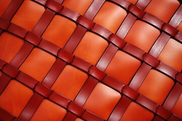 Poster - leather pattern. Generated by AI.