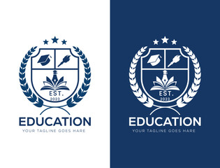 University and college school crests and logo emblems	