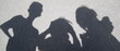 © Anggo - Shadow of a family on the pavement