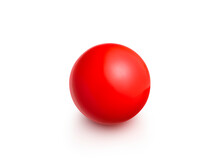 Red Sphere, Transparent Background